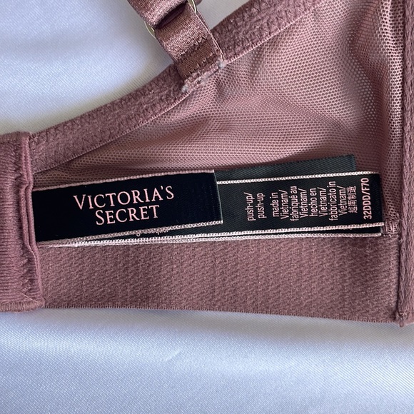 Victoria’s Secret Bra 32DDD Push Up Mauve - Picture 7 of 12